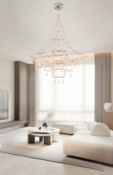 Modern chandelier Web