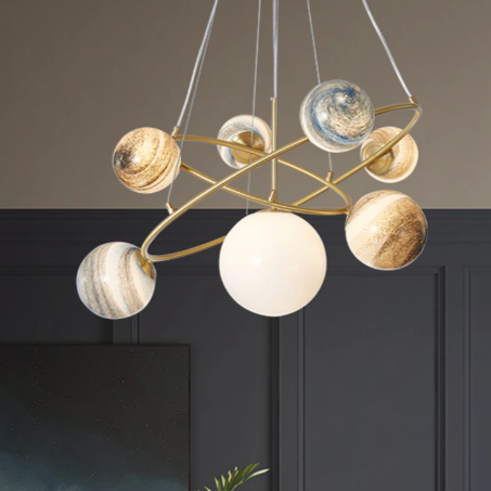 Modern chandelier Space