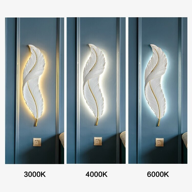 Wall Lamp Feather