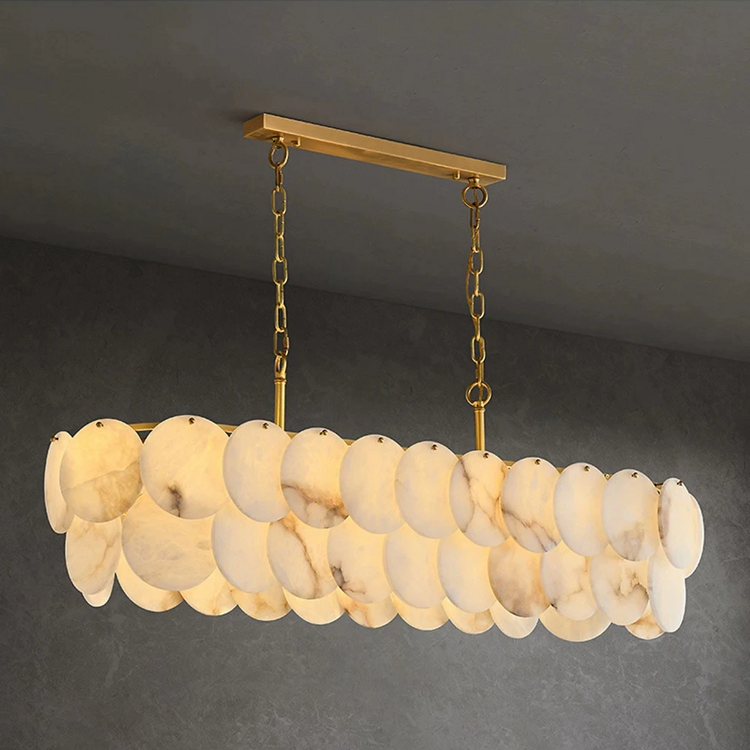 Pendant chandelier Omeara Long