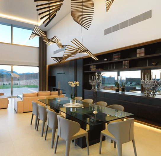 Modern chandelier Ridge