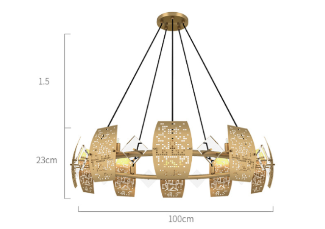 Modern Chandelier Eddie