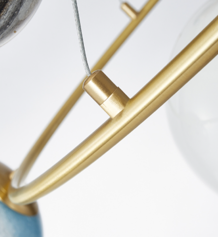 Modern chandelier Space