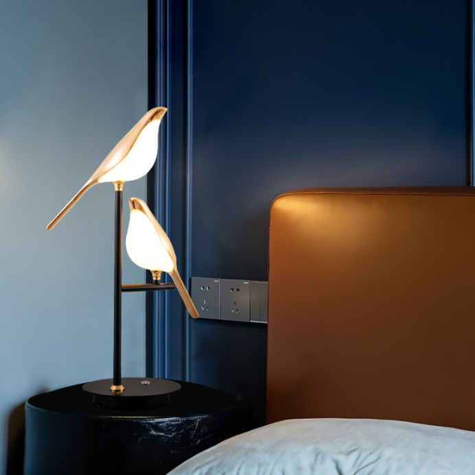 Desk lamp Birds