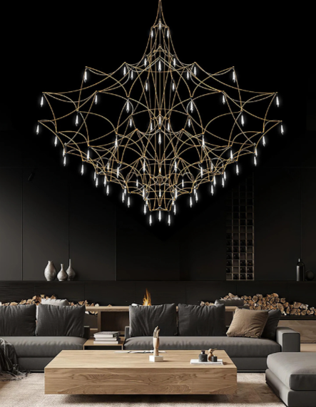 Modern chandelier Web