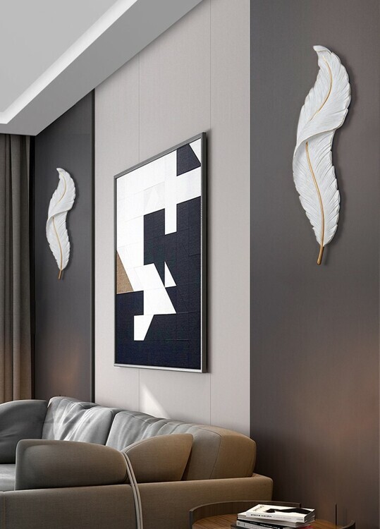 Wall Lamp Feather