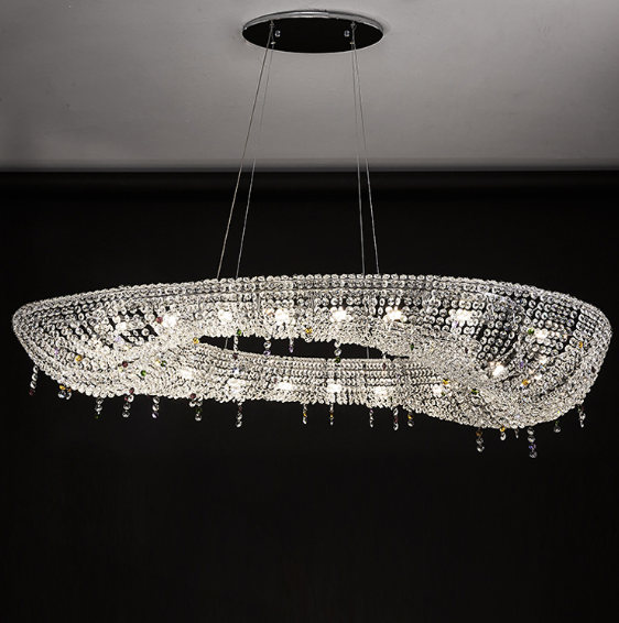 Modern chandelier Topaz Long