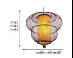 Pendant luminaire Grosso