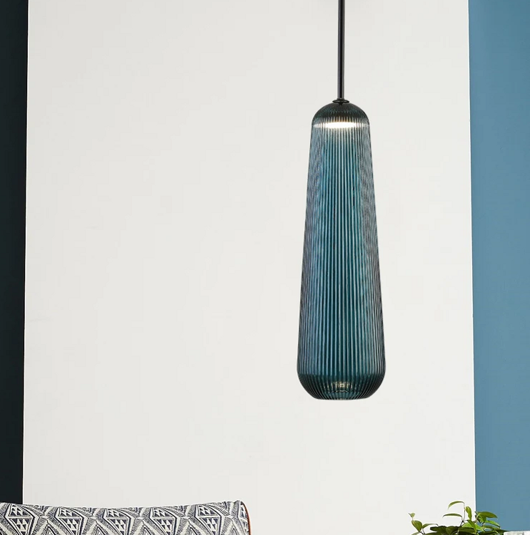 Pendant luminaire Jang Blue