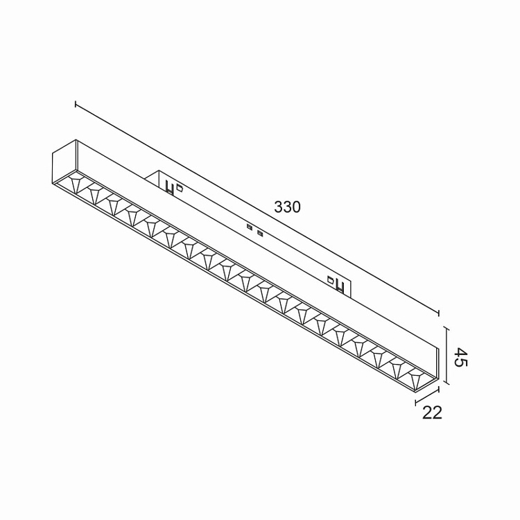 LED luminaire for a magnetic system Zigbee - 18