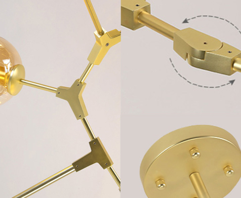 Modern chandelier Inlay
