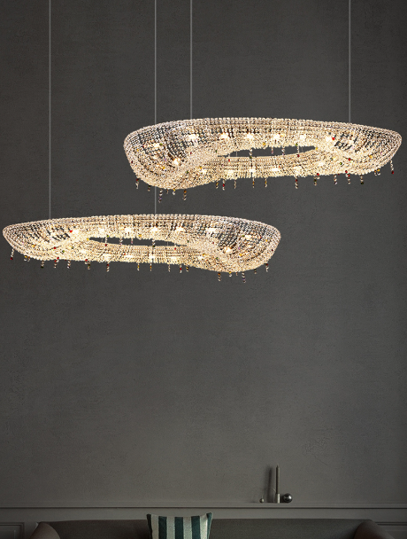 Modern chandelier Topaz Long