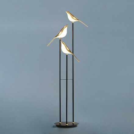 Floor Lamp Birds
